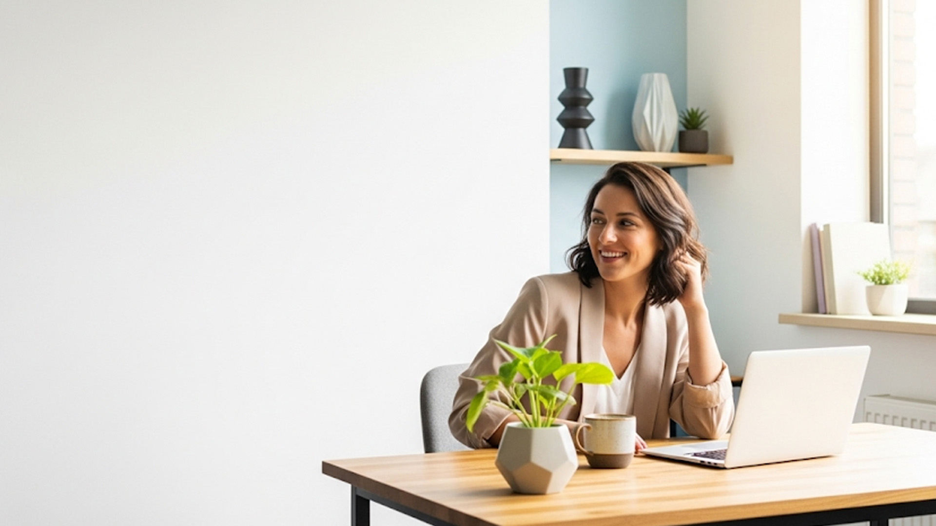 Secrétaire Izidel travaillant à distance pour aider les infirmières libérales à gérer leur administratif, leur facturation, leur organisation et l'aide pour leur remplacement.